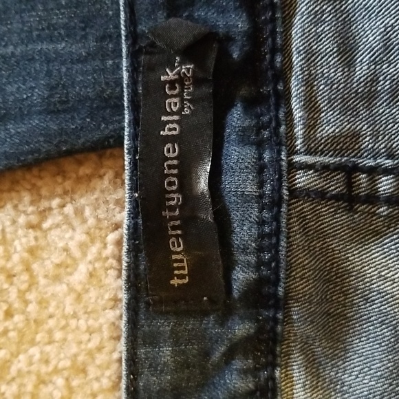 Twentyone Black by Rue 21 Jean's Size 11/12 Flare Retro - Picture 4 of 5